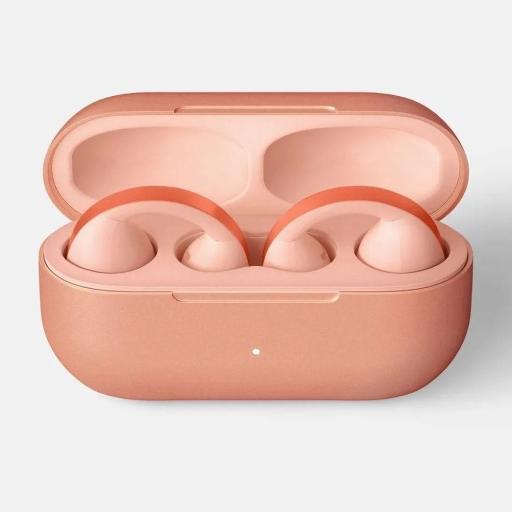 Pink Wireless Earbuds with Charging Case